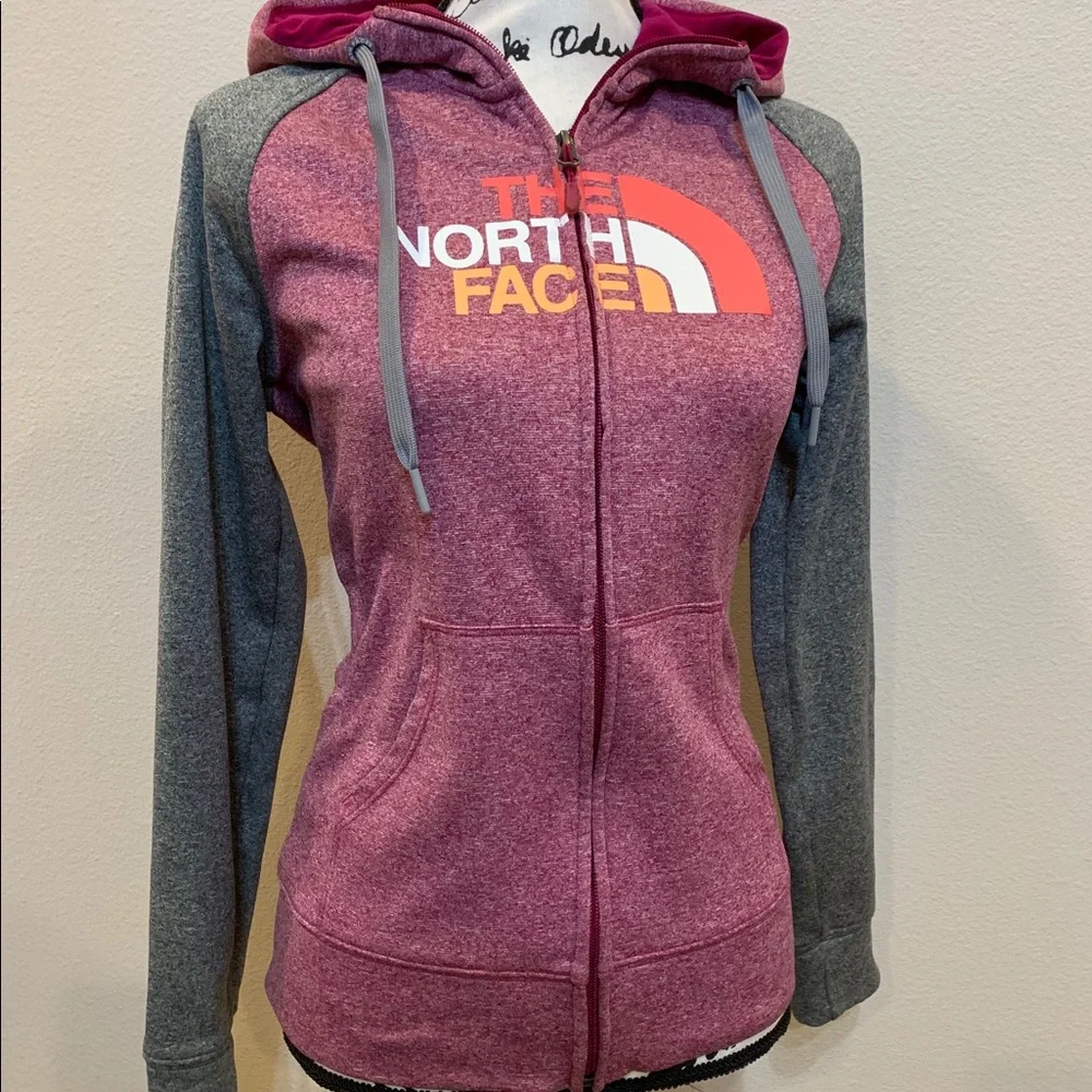 North Face Logo Hoodie Sweatshirt Athletic Zip Jacket Athleisure Graphic Shirt